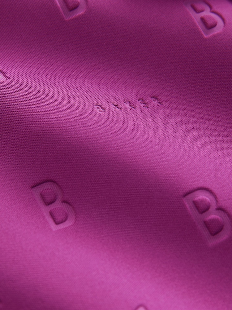 Vijolična - Baker by Ted Baker Corsage Scuba obleka - Slika 11 iz 11