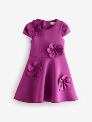 Vijolična - Baker by Ted Baker Corsage Scuba obleka - Slika 8 iz 11