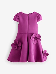 Vijolična - Baker by Ted Baker Corsage Scuba obleka - Slika 9 iz 11