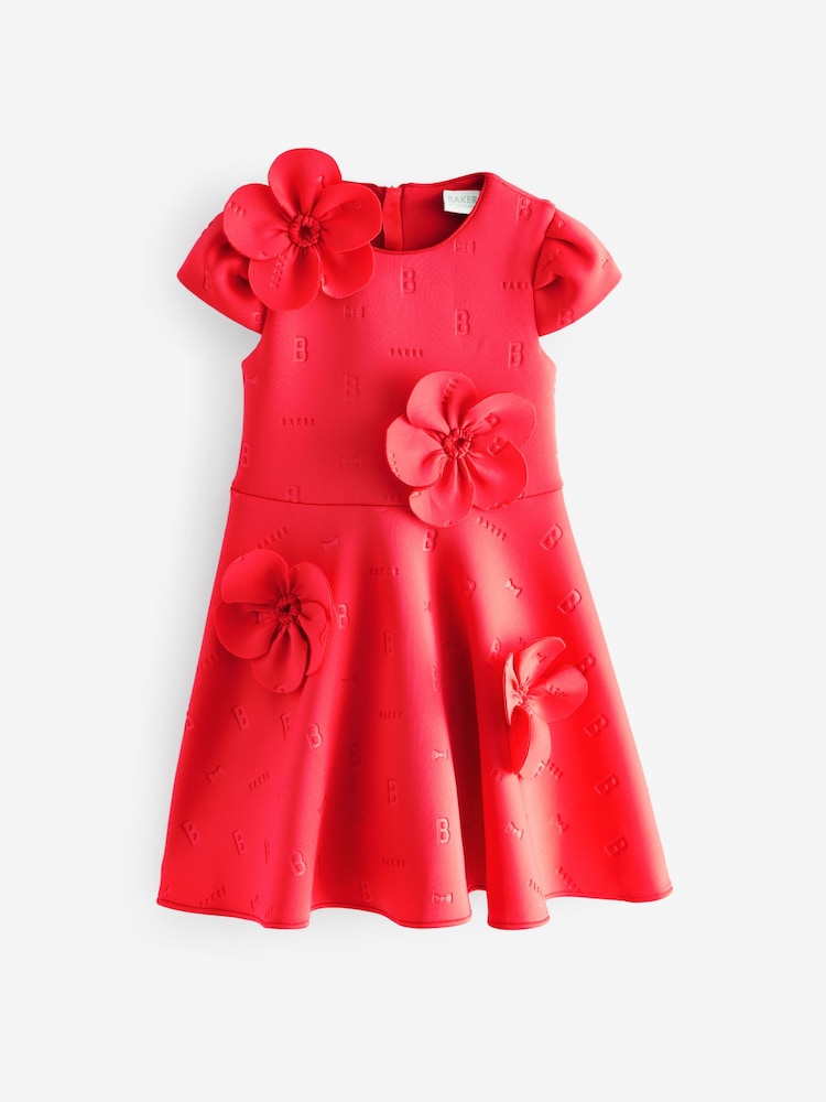 Baker by Ted Baker Corsage Scuba Dress - Image 7 of 10