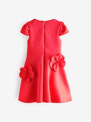 أحمر - فستان كورساج من قماش سكوبا من Baker By Ted Baker - Image 8 of 10
