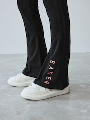 Baker by Ted Baker Pink Printed Branded T-Shirt and Flare Set - Image 5 of 9