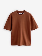 Naranja - Corte amplio - Camiseta de tejido grueso - Imagen 5 de 7