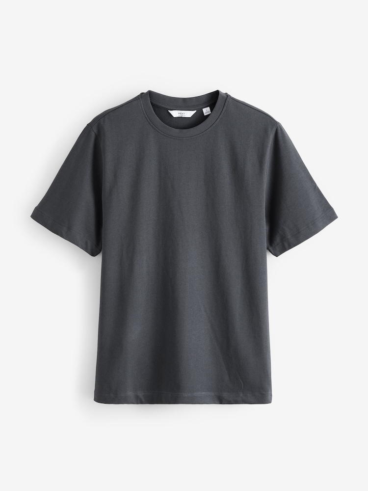 Rosa/Grau/Putty-naturfarben - Reguläre Passform - Schwere T-Shirts im 3er-Pack - Image 10 of 12