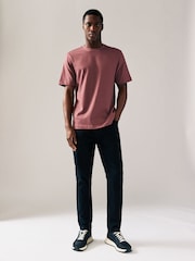 Rosa/Grau/Putty-naturfarben - Reguläre Passform - Schwere T-Shirts im 3er-Pack - Image 3 of 12