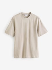 Rosa/Grau/Putty-naturfarben - Reguläre Passform - Schwere T-Shirts im 3er-Pack - Image 8 of 12