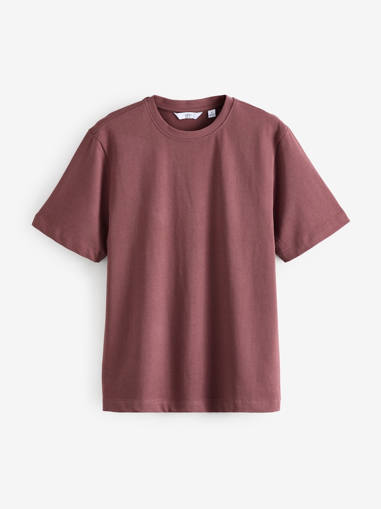 Rosa/Grau/Putty-naturfarben - Reguläre Passform - Schwere T-Shirts im 3er-Pack - Image 9 of 12