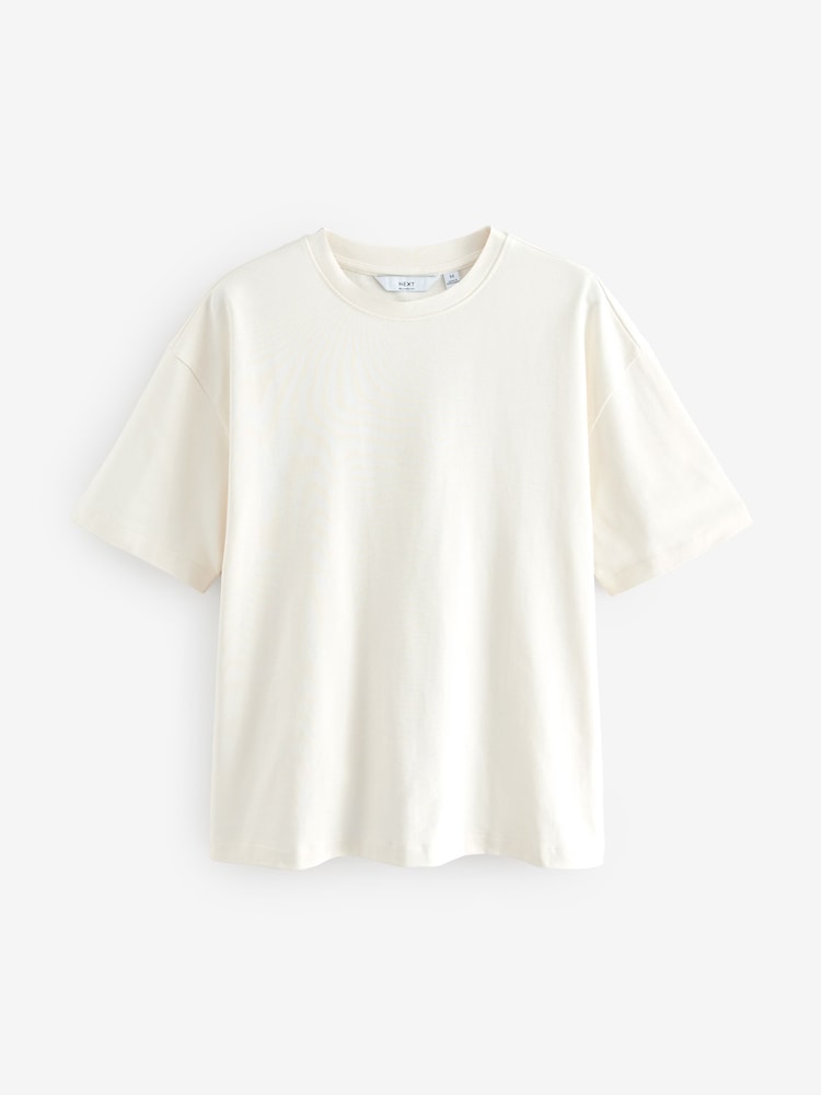 Blau/Ecru/Grün - Bequeme Passform - Schwere T-Shirts im 3er-Pack - Image 10 of 12