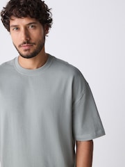 Vert moyen - Ajustement régulier - T-shirt épais - Image 4 de 7