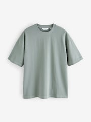 Vert moyen - Ajustement régulier - T-shirt épais - Image 5 de 7