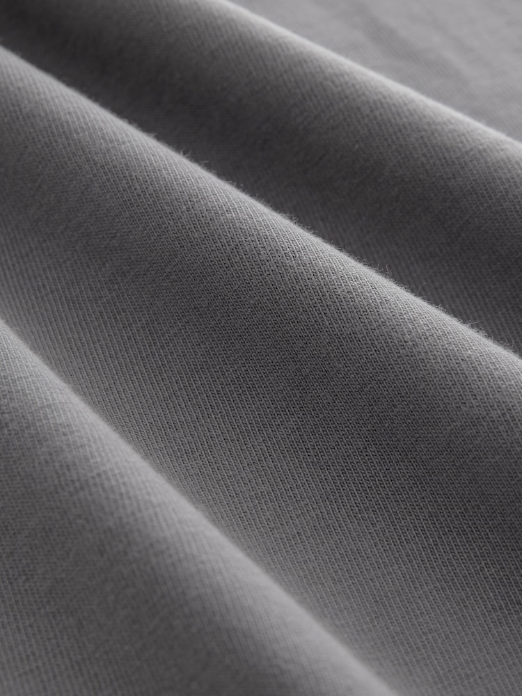 Gris - Garment Dye Heavyweight Relaxed Cotton T-Shirt - Image 6 of 7
