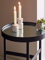 Julian Bowen Black and Mirrored Franki Mirror Glass Table Lamp - Image 4 of 6
