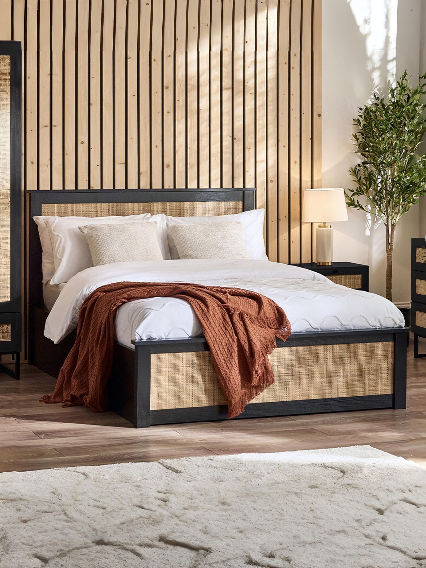 Padstow Ottoman 150Cm King Bed - Black - Julian Bowen | TJ Hughes - Image 8