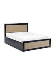 Julian Bowen Black Padstow End Lift Ottoman Storage Bed - Image 1 of 6