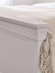 Julian Bowen Light Grey Clermont Bed - Image 3 of 6