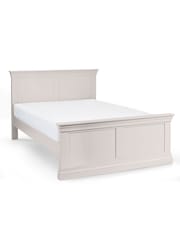 Julian Bowen Light Grey Clermont Bed - Image 5 of 6