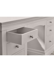 Julian Bowen Light Grey Clermont Dressing Table - Image 12 of 13