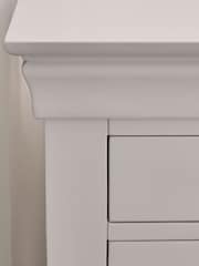 Julian Bowen Light Grey Clermont Dressing Table - Image 4 of 6