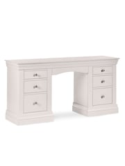 Julian Bowen Light Grey Clermont Dressing Table - Image 5 of 6