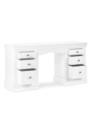 Julian Bowen Surf White Clermont Dressing Table - Image 5 of 6