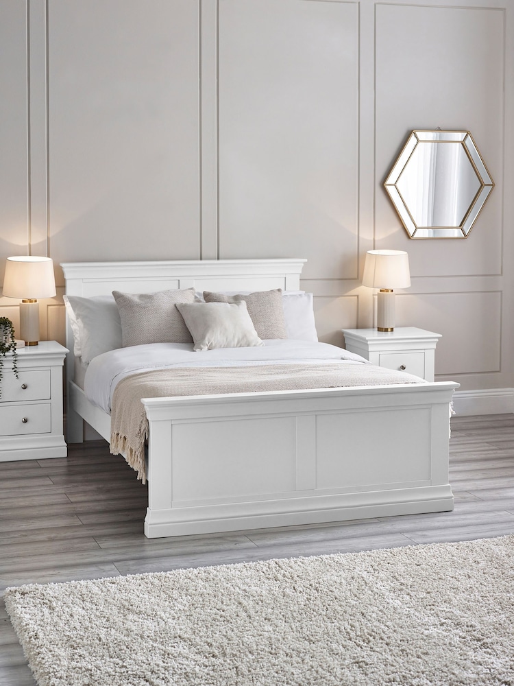 Julian Bowen Surf White Clermont Bed - Image 1 of 6