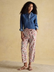 Joules Multi Tie Waist Pull On Trousers - Image 4 of 9