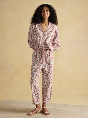 Joules Multi Tie Waist Pull On Trousers - Image 8 of 9