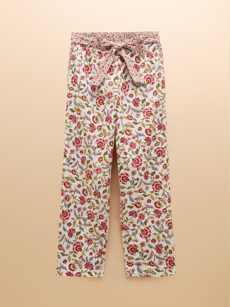 Joules Multi Tie Waist Pull On Trousers - Image 9 of 9