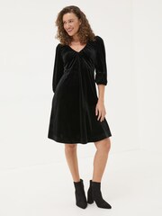 FatFace Black Gracie Velvet Dress - Image 3 of 6
