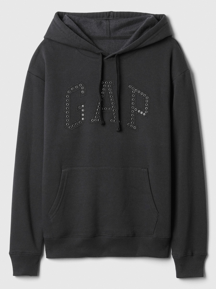 Gap Black Sequin Logo Hoodie - Image 4 of 4
