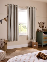 Jojo Maman Bébé Gingham Blackout Lined Curtains - Bild 2 von 7