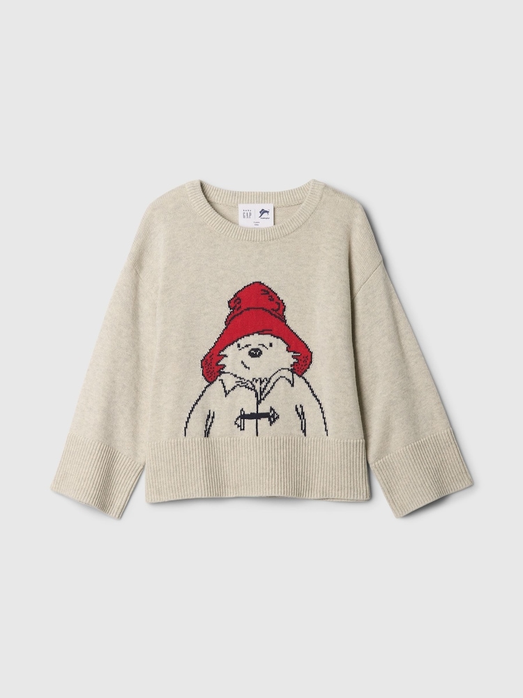 Gap Grey Paddington Split-Hem Jumper (6mths-5yrs) - Image 1 of 3