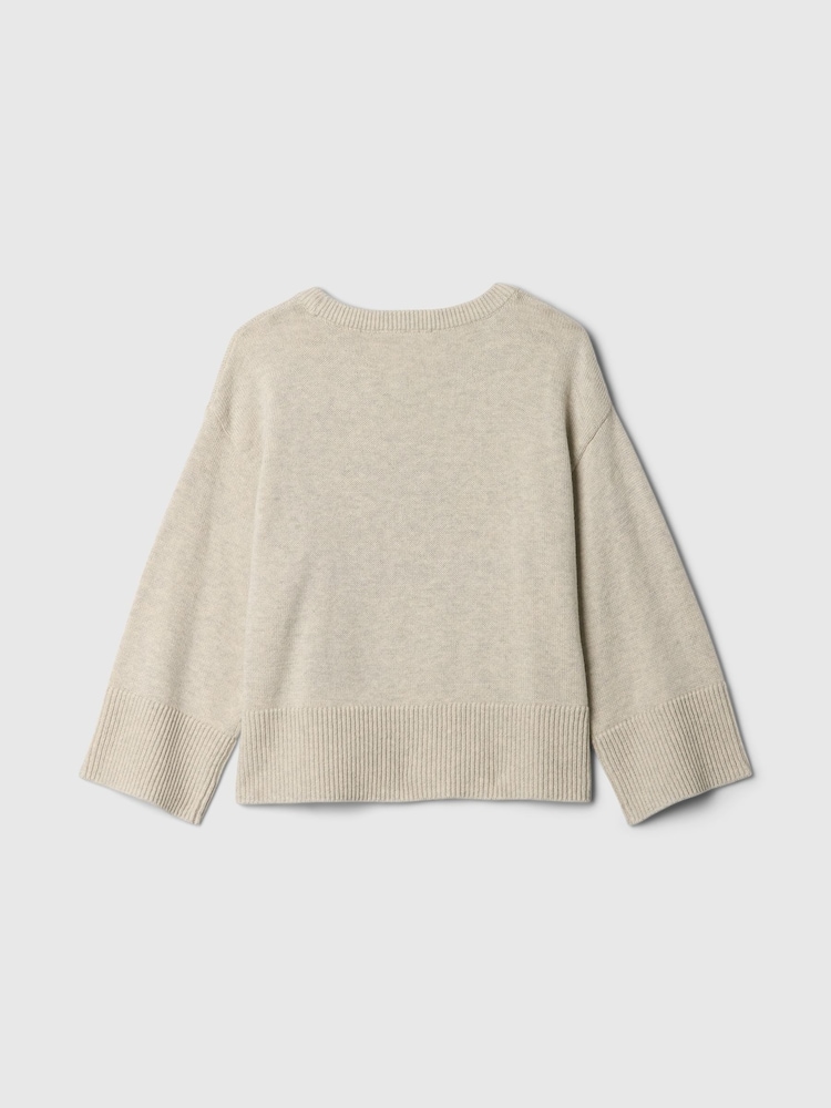 Gap Grey Paddington Split-Hem Jumper (6mths-5yrs) - Image 2 of 3