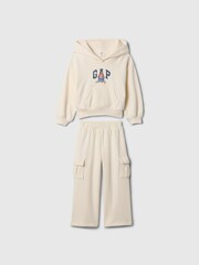Gap Cream Paddington Vintage Soft Hoodie & Cargo Joggers Set (6mths-5yrs) - Image 1 of 3