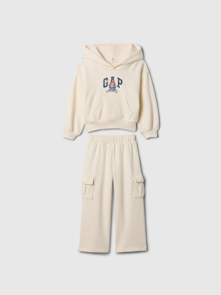 Gap Cream Paddington Vintage Soft Hoodie & Cargo Joggers Set (6mths-5yrs) - Image 1 of 3