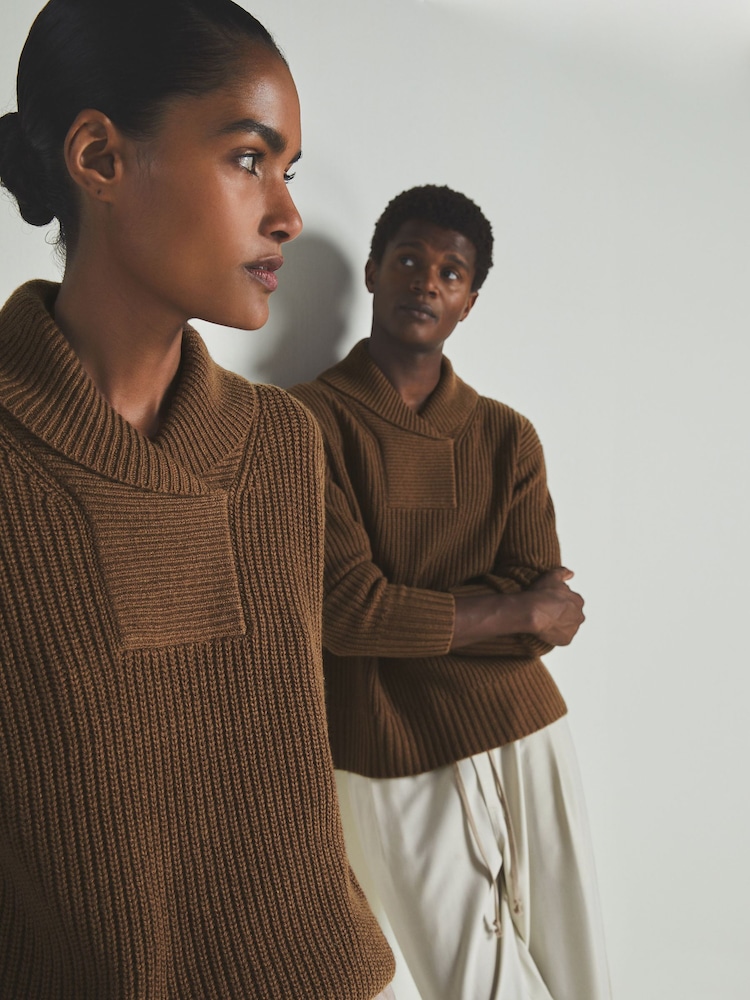 LES 100 CIEL Chestnut Reiss | Les 100 Ciels Wool and Cashmere Jumper - Image 6 of 6 LES 100 CIEL Chestnut Reiss | Les 100 Ciels Wool and Cashmere Jumper - Image 6 of 6