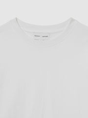 Weiß - LES 100 CIEL Reiss | Les 100 Ciels Cotton-Blend Jersey T-Shirt - Bild 4 von 4