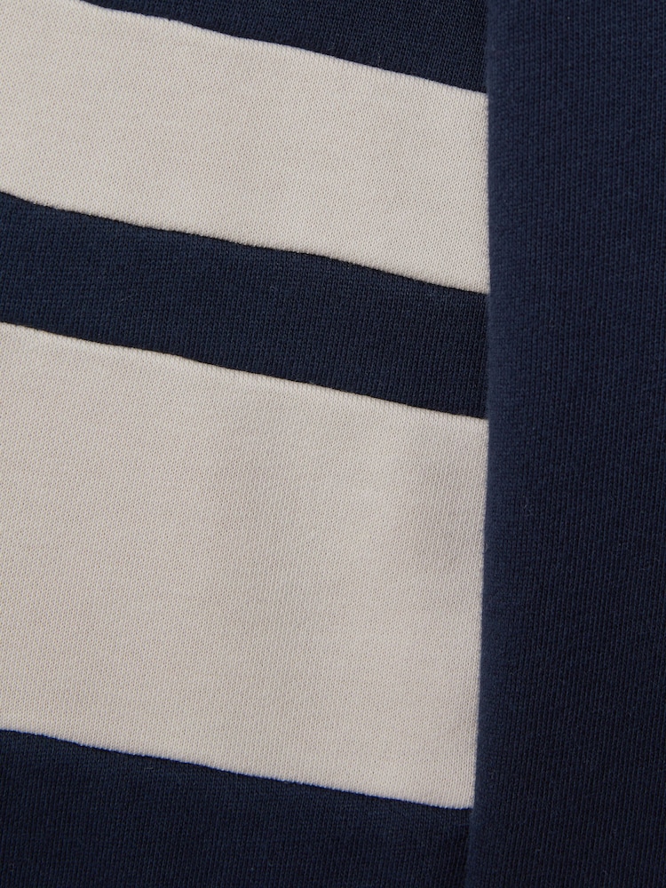 Reiss Navy Cara 4-9 yrs Cotton Blend Colourblock Hoodie and Joggers Set - Image 5 of 5