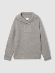 LES 100 CIEL Reiss | Les 100 Ciels Bouclé Jumper with Wool - Bild 2 von 6