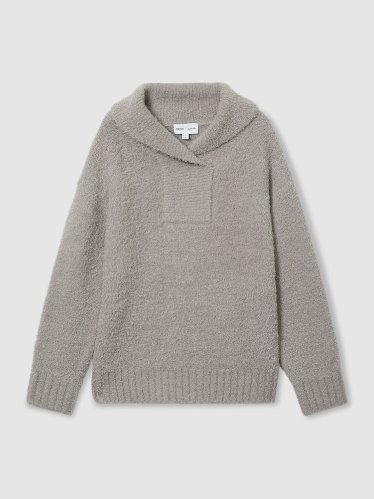 LES 100 CIEL Reiss | Les 100 Ciels Bouclé Jumper with Wool - Bild 2 von 6