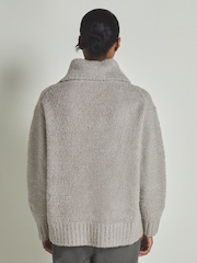 LES 100 CIEL Reiss | Les 100 Ciels Bouclé Jumper with Wool - Bild 4 von 6