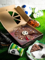 The Gourmet Chocolate Pizza Co Football Red 7 Inch Chocolate Pizza - Image 1 of 2