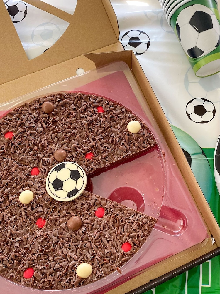 The Gourmet Chocolate Pizza Co Football Red 10 inch Chocolate Pizza - Image 2 of 3