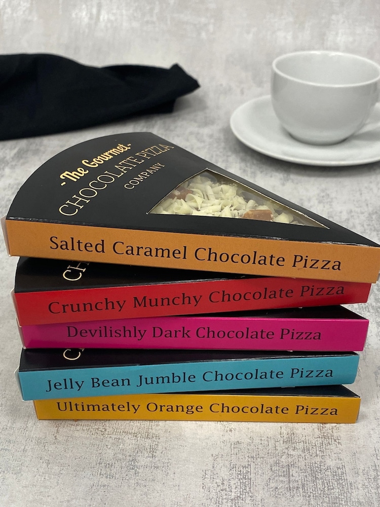 The Gourmet Chocolate Pizza Co Pizza Slice Bundle of 5 - Image 4 of 4