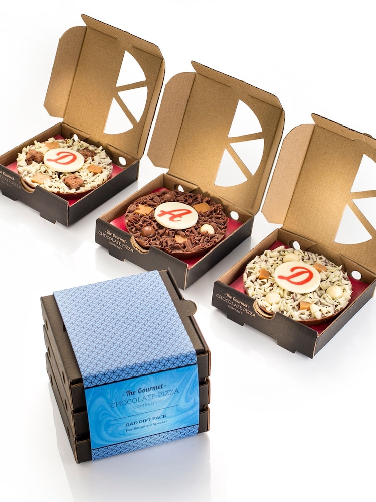 The Gourmet Chocolate Pizza Co Mini Pizza DAD Gift Pack - Image 1 of 2