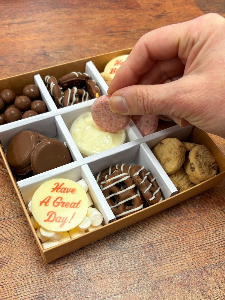 The Gourmet Chocolate Pizza Co Happy Birthday Grazing Box - Image 1 of 3