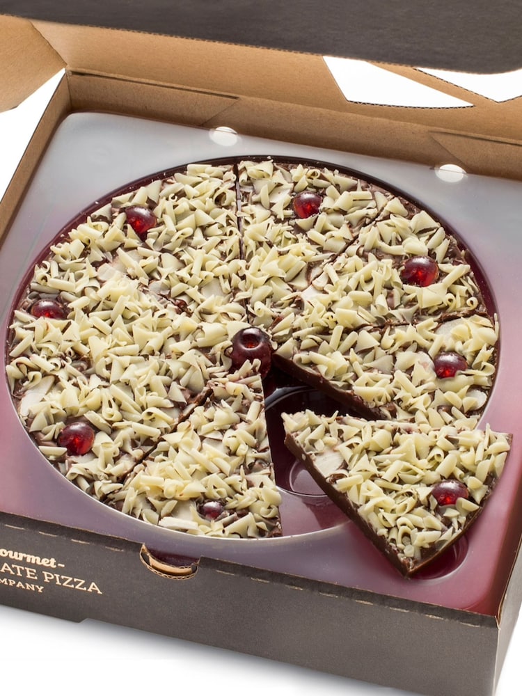 The Gourmet Chocolate Pizza Co Bakewell Tart 7Inch Chocolate Pizza - Image 1 of 3