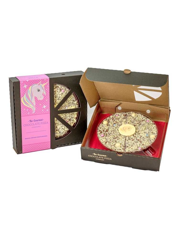 The Gourmet Chocolate Pizza Co Unicorn 7 Inch Chocolate Pizza - Image 1 of 3