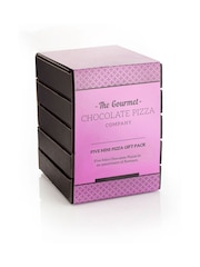 The Gourmet Chocolate Pizza Co 5 Mini Pizza Gift Pack - Image 2 of 5