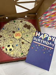 The Gourmet Chocolate Pizza Co Happy Birthday for Him 10 Inch Chocolate Pizza - Image 1 of 2